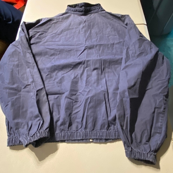 Vintage Polo by Ralph Lauren Navy Blue Windbreaker Full Zip Jacket Men's XXL EUC - Picture 2 of 7